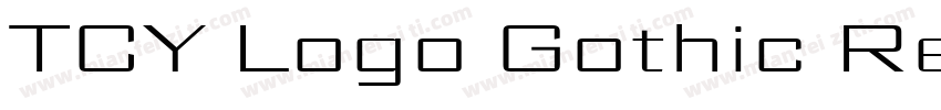 TCY Logo Gothic Reg Regular字体转换
